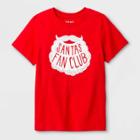 Kids' Santa's Fan Club Graphic T-shirt - Cat & Jack Red Xxl, Kids Unisex