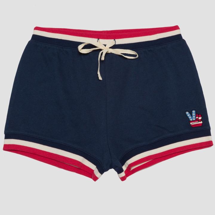 Junk Food Women's Plus Size Pull-on Shorts - Navy
