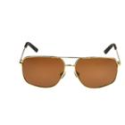 Men's Polarized Navigator Sunglasses - Goodfellow & Co Gold,