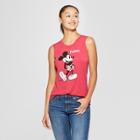 Women's Mickey Mouse Florida Graphic Tank Top - Awake Red