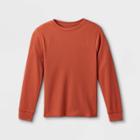 Boys' Thermal Long Sleeve T-shirt - Cat & Jack Orange