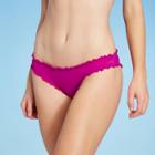 Women's Ruffle Cheeky Bikini Bottom - Shade & Shore Blossom