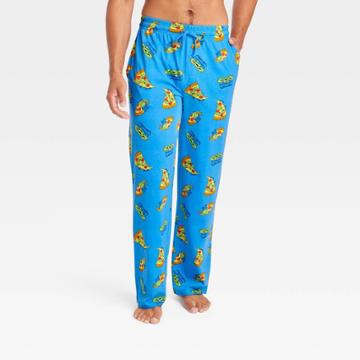 Men's Toy Story Aliens And Pizza Pajama Pants - Blue