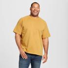 Men's Big & Tall Short Sleeve French Terry T-shirt - Goodfellow & Co Zesty Gold