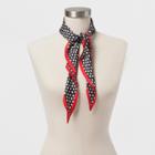 Women's Polka Dot Scarf - A New Day + Vital Voices Black/white