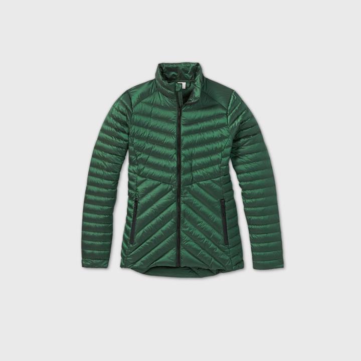 Women's Packable Down Puffer Jacket - All In Motion Green