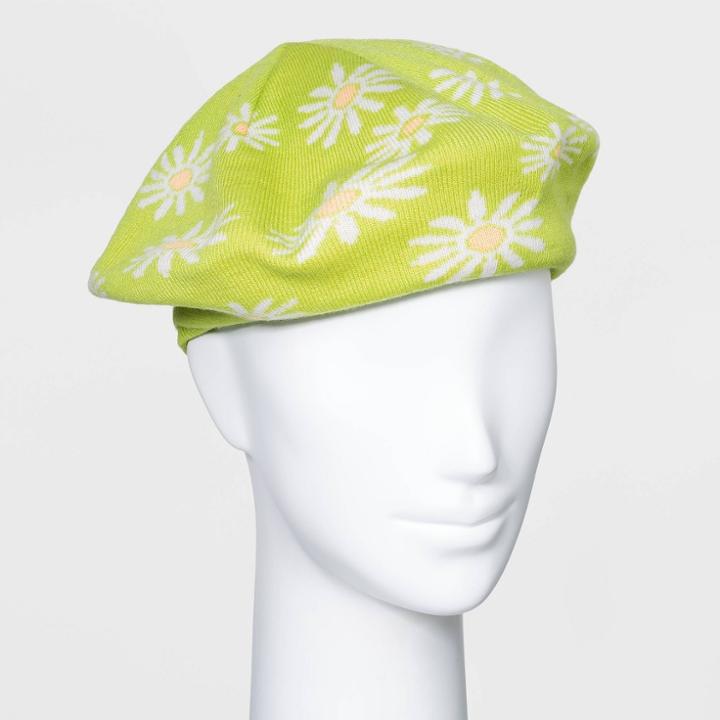 Women's Daisy Beret - Wild Fable Green