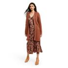 Women's Cableknit Cardigan - Nili Lotan X Target Brown Xxs
