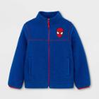 Marvel Boys' Spider-man Fleece Jacket - Royal Blue