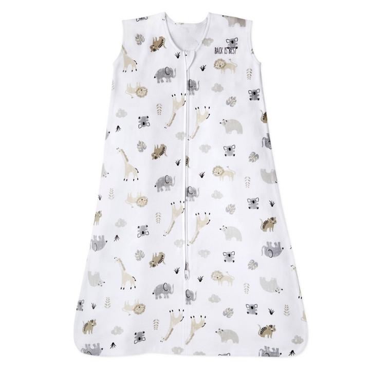Halo Innovations Sleepsack 100% Cotton Wearable Blanket - Animal Print -
