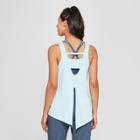 Women's Tie Back Tank Top - C9 Champion Ice Blue Xxl, White Blue