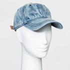 Women's Baseball Denim Hats - Universal Thread Blue One Size, Women's