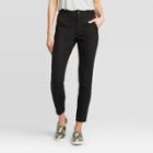 Women's Mid-rise Straight Fit Chino Pants - Knox Rose Black