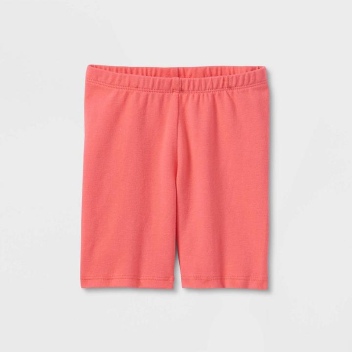 Toddler Girls' Bike Shorts - Cat & Jack Red