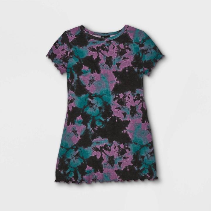Toddler Girls' Ribbed Short Sleeve Dress - Art Class 12m,