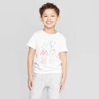Toddler Boys' Jersey Summer T-shirt - Cat & Jack White