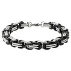 Journee Collection Men's Vance Co. Stainless Steel Link Bracelet -