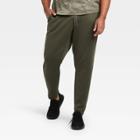 Men's Textured Fleece Premium Pants - All In Motion Olive Green