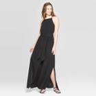 Women's Sleeveless Square Neck Maxi Dress - Universal Thread Black