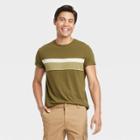 Men's Colorblock Short Sleeve T-shirt - Goodfellow & Co Forest Green