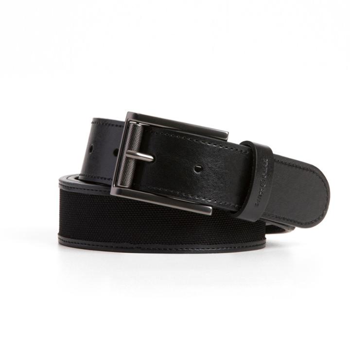 Swiss Gear Men's Inlay Belt Roller Belt Buckle - Black