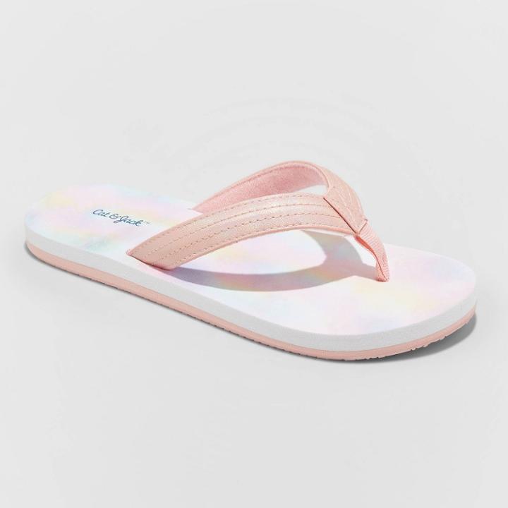 Girls' Alissa Flip Flop Sandals - Cat & Jack Pink