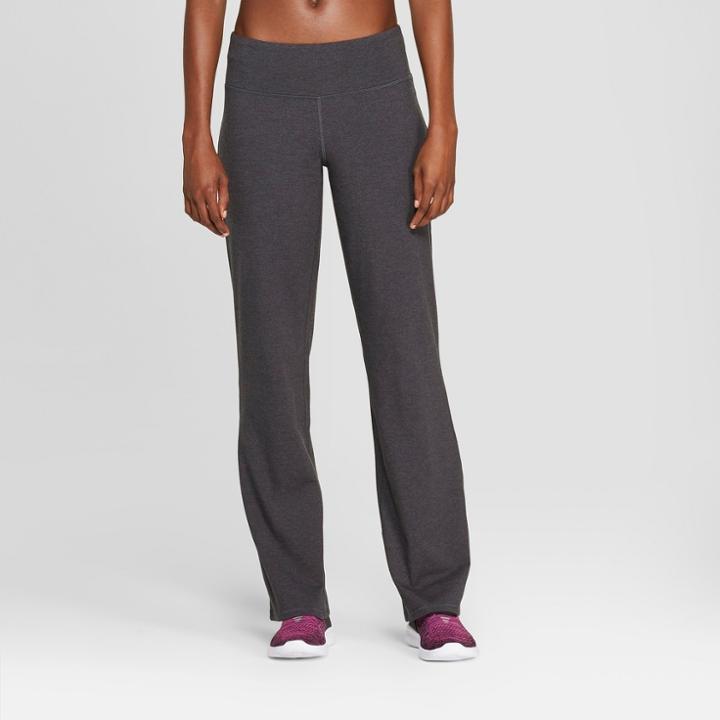 Women's Mid-rise Cotton Pants 35 - C9 Champion Dark Heather Gray