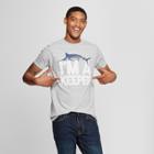 Men's Short Sleeve I'm A Keeper Graphic T-shirt - Awake Heather Gray