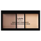 Nyx Professional Makeup Cream Highlight & Contour Palette Light - 0.38oz, Adult Unisex