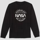 Well Worn Men's Nasa Long Sleeve Graphic T-shirt - Black S, Men's,