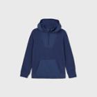 Boys' Fleece 1/4 Zip Pullover Hoodie Sweatshirt - All In Motion Navy