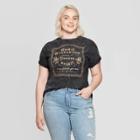 New World Sales Women's Chris Stapleton Plus Size Short Sleeve Graphic T-shirt (juniors') - Black