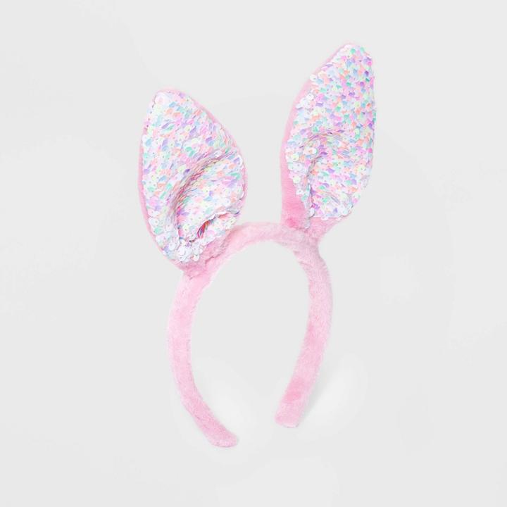 Girls' Flip Sequin Bunny Headband - Cat & Jack