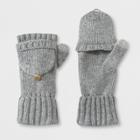 Women's Flip Top Gloves - A New Day Gray