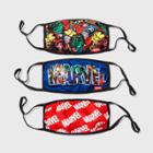 3pk Adult Marvel Cloth Face Mask -