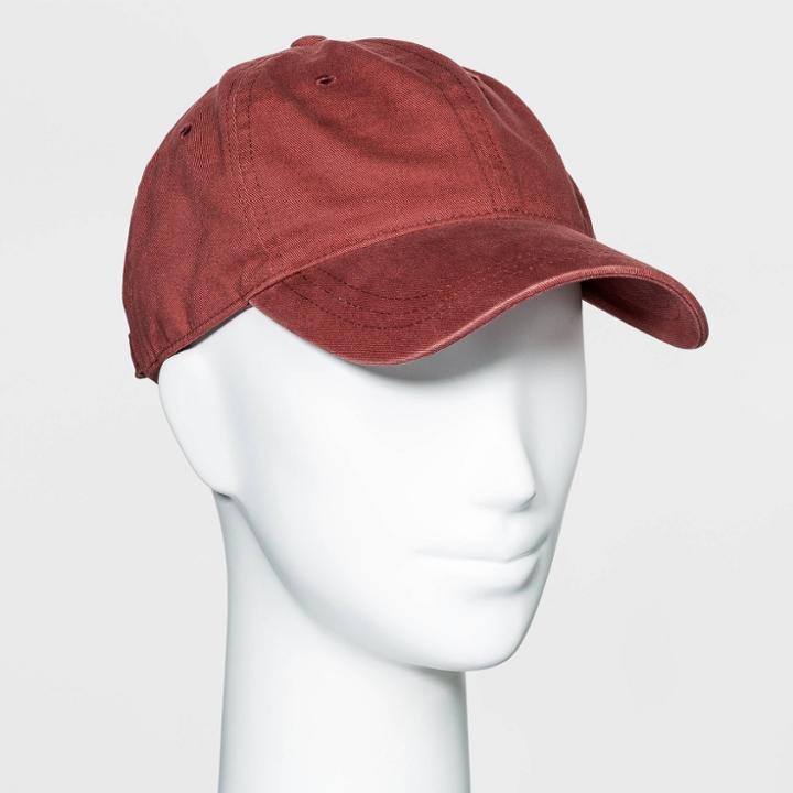 Women's Baseball Hat - Universal Thread Rust, Red