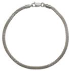 Distributed By Target Women's Popcorn Bracelet With Lobster Clasp Closure In Sterling Silver - Gray