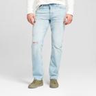 Men's Slim Straight Fit Selvedge Denim Jeans - Goodfellow & Co Light Wash
