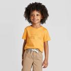 Petitetoddler Boys' Short Sleeve Always Awesome Graphic T-shirt - Cat & Jack Mustard 12m, Toddler Boy's, Yellow