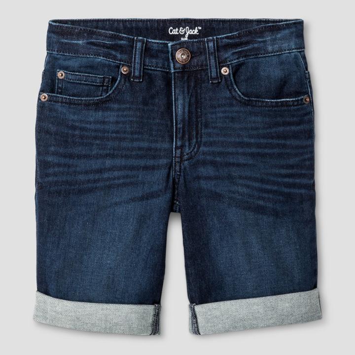 Boys' Jean Shorts - Cat & Jack Dark Blue