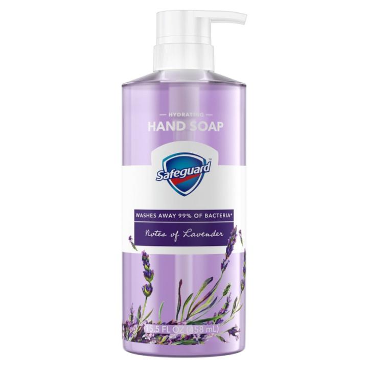Safeguard Liquid Hand Soap With Nourishing Notes Of Lavender