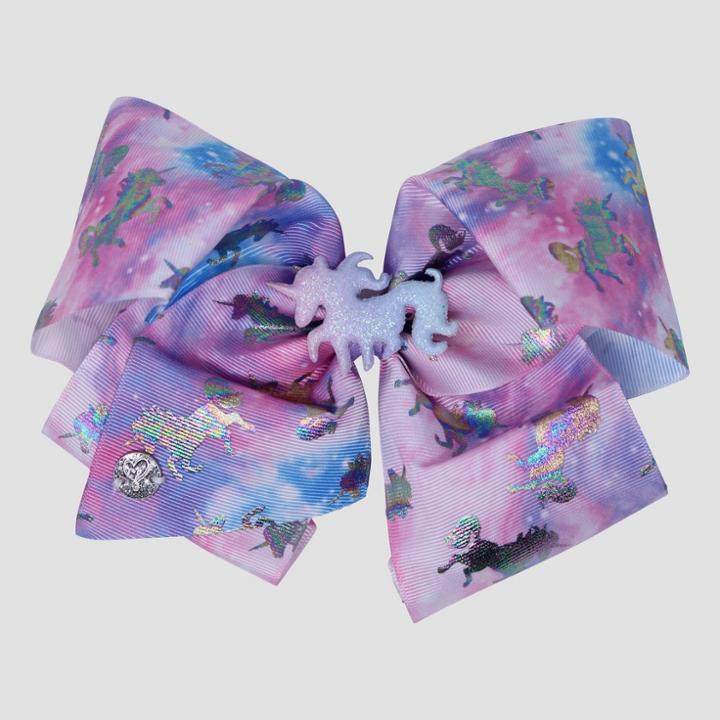 Girls' Jojo Siwa Rainbow Unicorn Bow Hair Clip