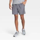Men's Stretch Woven Shorts - All In Motion Gray S, Men's,