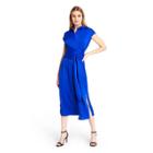 Women's Tie-front Shirtdress - Cushnie For Target Royal Blue Xxs