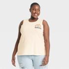 Grayson Threads Women's Plus Size Mother's Day Mama Rainbow Graphic Tank Top - Off-white