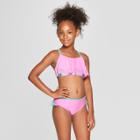 Girls' Hippie Laser Cut Bikini Set - Cat & Jack Purple