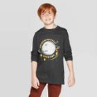 Boys' Long Sleeve Graphic T-shirt - Cat & Jack Black