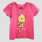 Girls' Star Wars Chewbacca 'bad Hair Day' Short Sleeve Graphic T-shirt - Pink