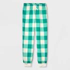 Girls' Gingham Pajama Pants - Cat & Jack Green