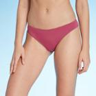 Women's Cheeky Bikini Bottom - Shade & Shore Woodrose Mauve S, Women's, Size: